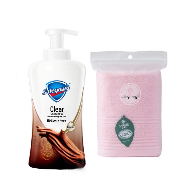 Safeguard Deep Blackwood Rose Foaming Shower Gel