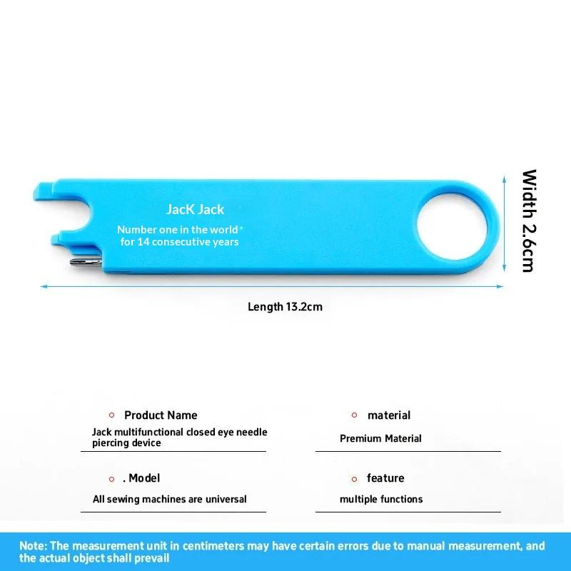 Magnetic Needle Threader AntiPrick Sewing Tool Kit with Magnifying Glass Ruler for Elderly Embroidery Home Craft Use