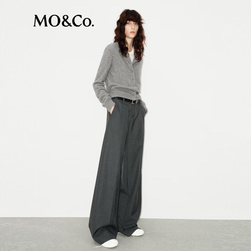 

MO&Co. Женский зимний кардиган из смесовой пряжи с енотом M