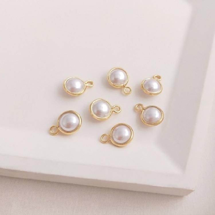 Set of 5 Unqiue Pearls Pendants Jewelry Component Pearls Jewelry Findings Suitable for Jewelry Bracelets and Necklaces