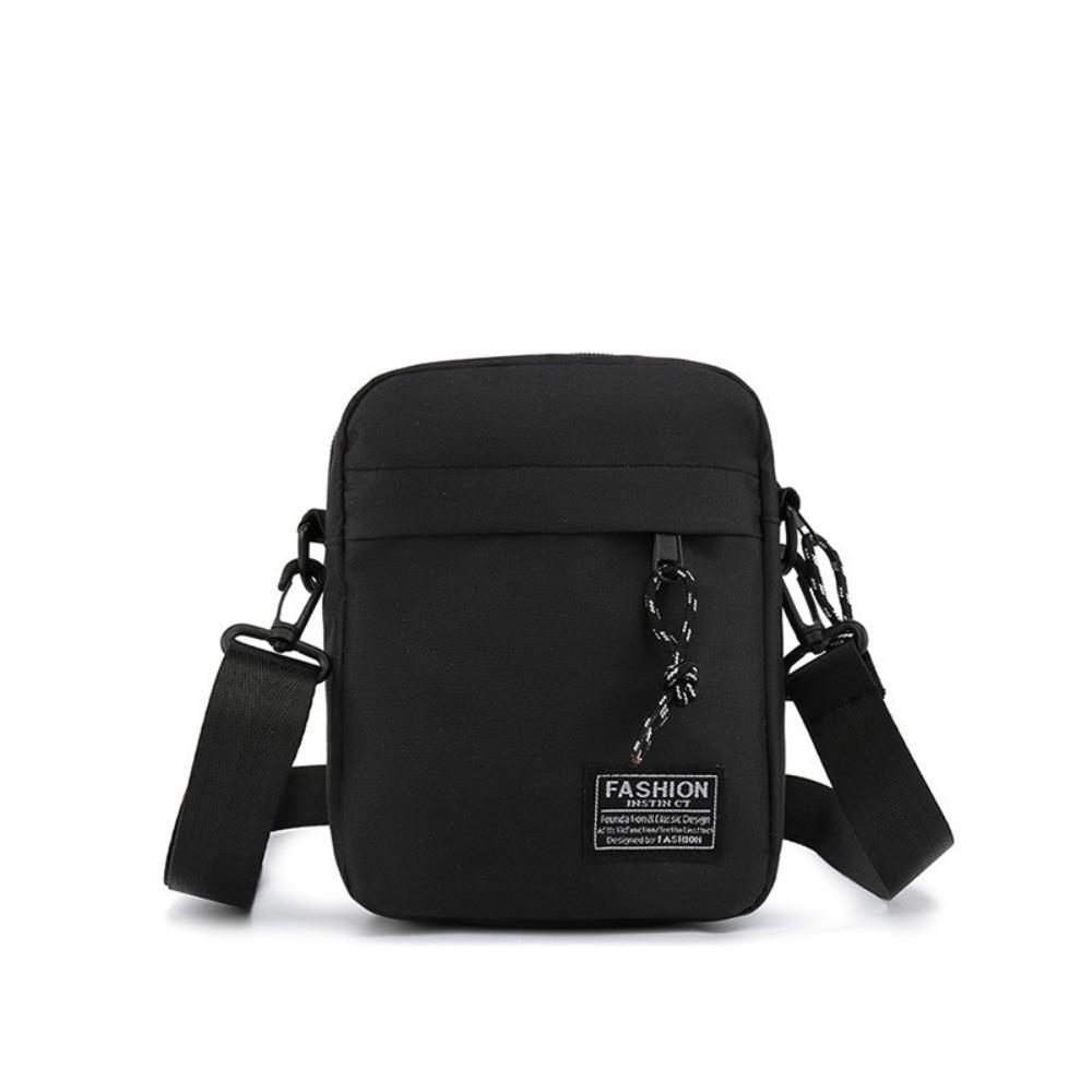 Lightweight Men's  Crossbody Bag Solid Color Small Square Bag Business Shoulder Bag  Business