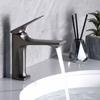 TLXT Gunmetal Grey Hot & Cold Basin Faucet