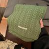Women's Soft Wool Knitted Scarf - Warm, Thick, All-Match Solid Colors for Autumn & Winter 2024