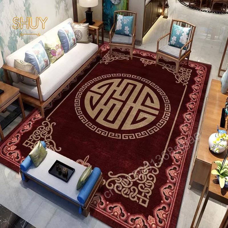 

Винтажный ковер в неокитайском стиле 180x280 см, фетровая гостиная, роскошные ковры, украшение для эстетического стола, нескользящий высококачественный ковер 30x50cm-12x20in