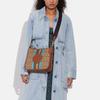 COACH crossbody bag Dempsey 27 classic old flower zipper closure stripe decoration jacquard fabric and exquisite calfskin single shoulder large size