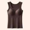 New Women's Slimming Warm Vest Underwear Fixed Cup Bra Top Base Layer Shirt Autumn Winter Outerwear Versatile Innerwear