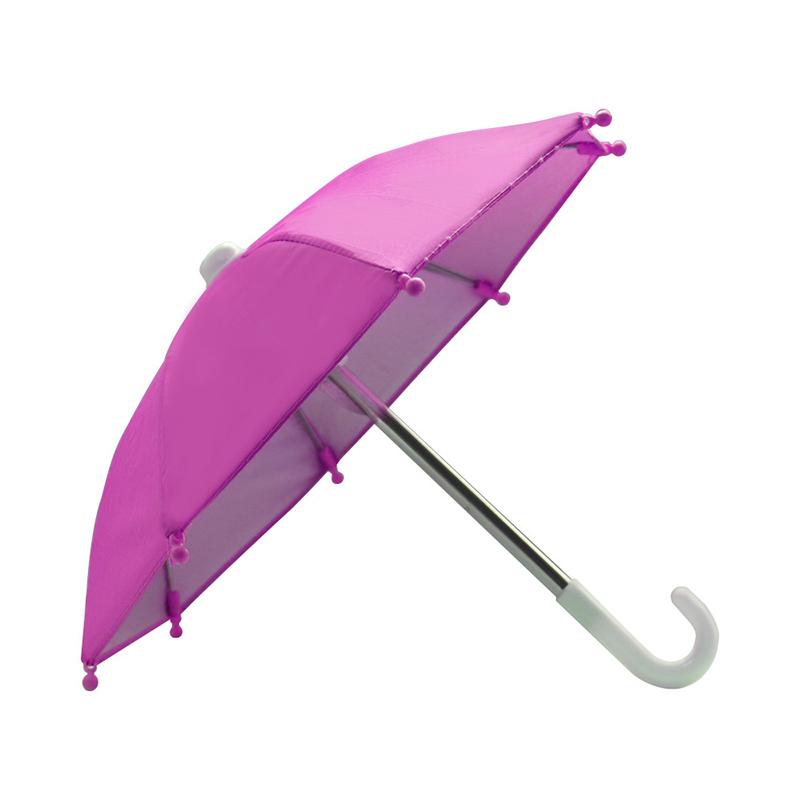 Mobile Phone Holder Mini Sunshade Umbrella Parasol Rainproof Polyester Mobile Umbrella Motorcycle Bicycle Decoration Accessories