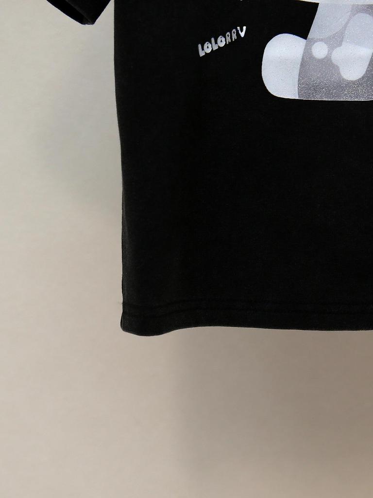 Women's Autumn French Style Printed Round Neck T-Shirt