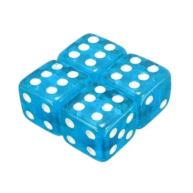 Car Tire Valve Stem Cap Dice Tyre Wheel Stem Cap Aluminum Alloy Air Valve Dust Cover for Truck Motocycle Bike