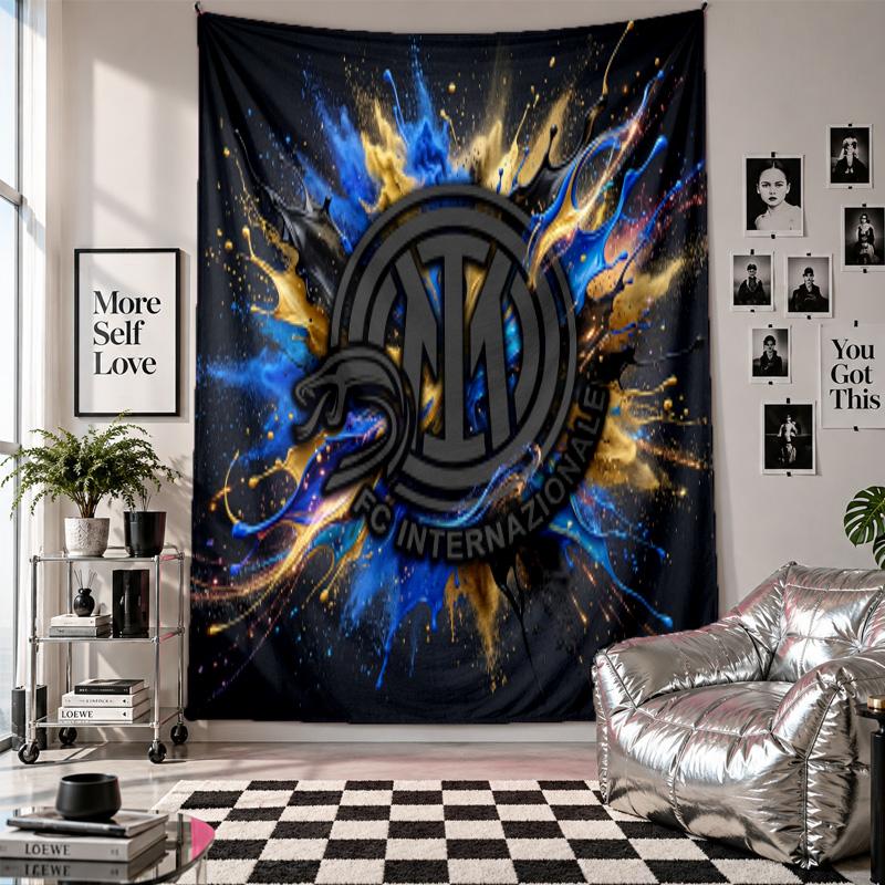 Borussia Dortmund Wall Tapestry Home Decor Wall Hanging Cloth for Bedroom Living Room Background