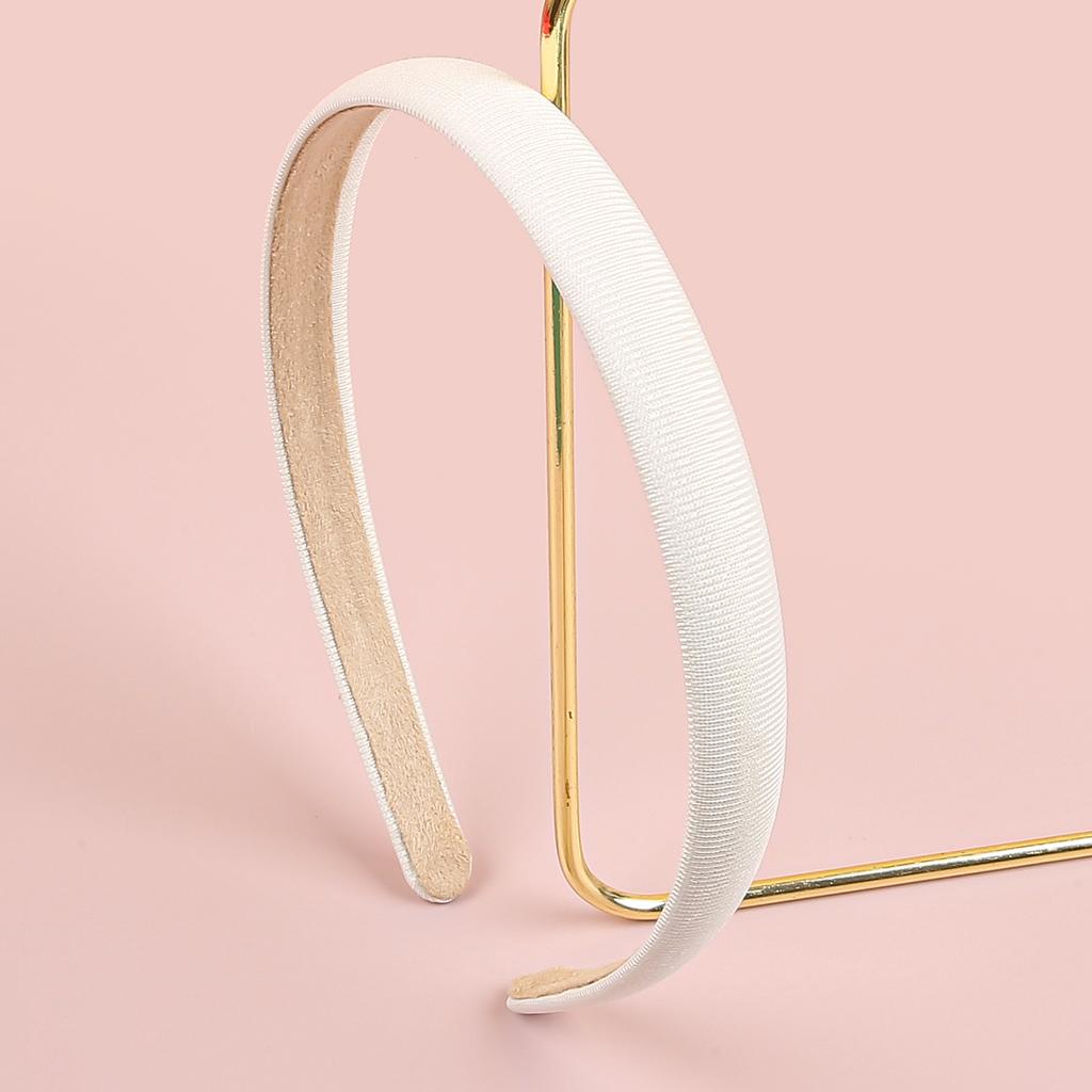 1/5pcs Plain 1.5CM Wide Headband Girls Fabric Covered Resin Hairbands Plastic Hair Hoop Kids Elastic Bands Hair Accessories