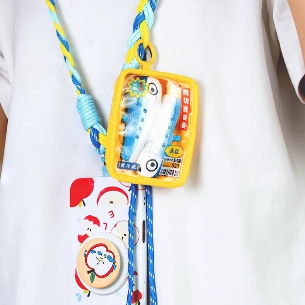 Fresh Shrimp Seafood Sardine Plush Keychain Fish Fillets Mini Hanging Doll Bag  Couple