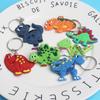 Personalized Cute Cartoon Dinosaur Keychain for Backpack or Accessories