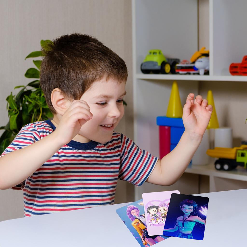 55 Double Sided HD Color Printed Photo Cards Of Anime Characters, Anime Peripheral Collection Cards, Stickers And Greeting Cards