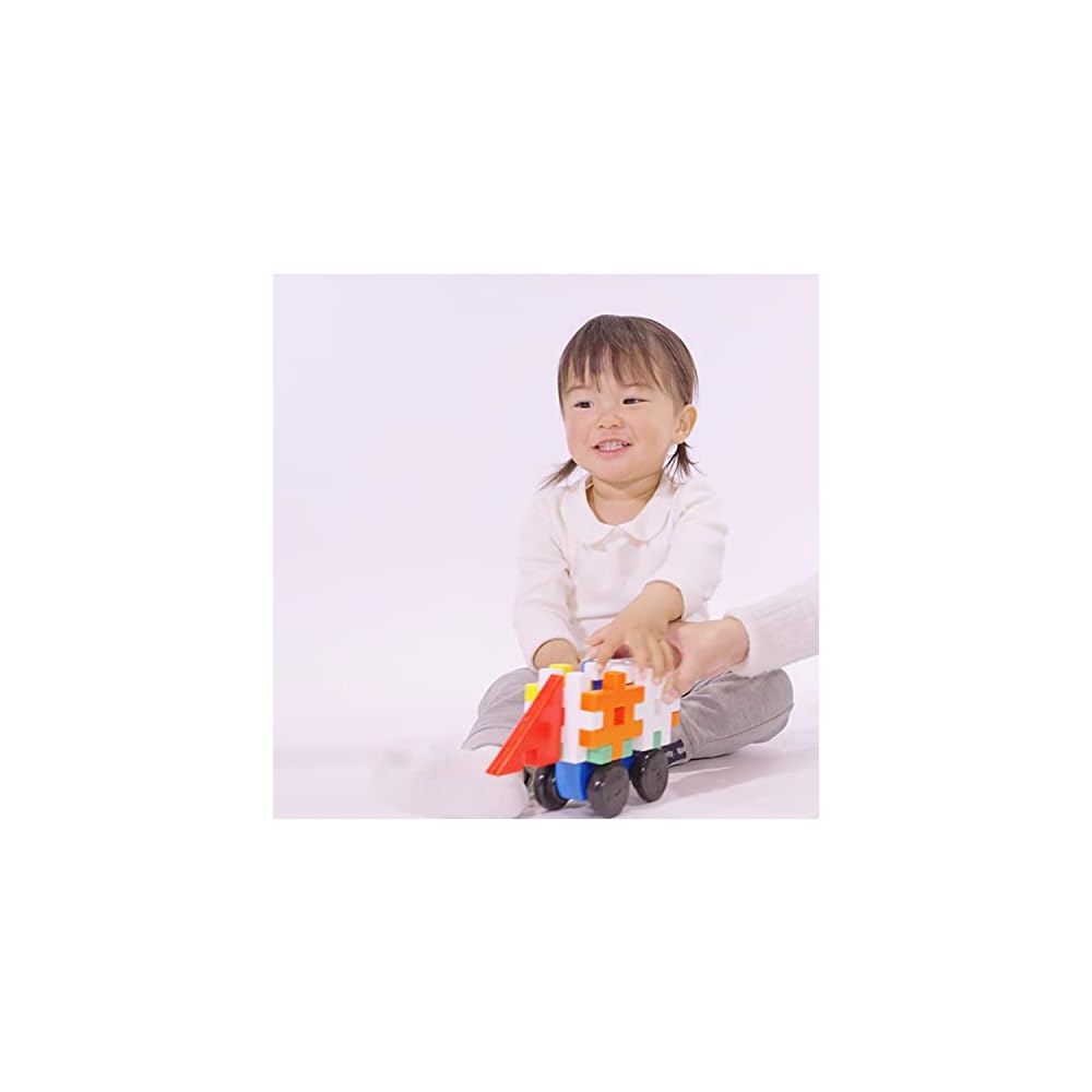 Gakken New Block Starter Bag 12 Types 42 Pieces for Ages 1.5 and Up Building Blocks
