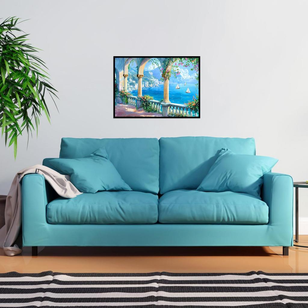 CHengQiSM 1000 Piece Jigsaw Puzzle Kankairou Puzzle 1000 Landscape Adults Sea Leisure Relaxing Stylish Interior Gift x 50 (70 cm)