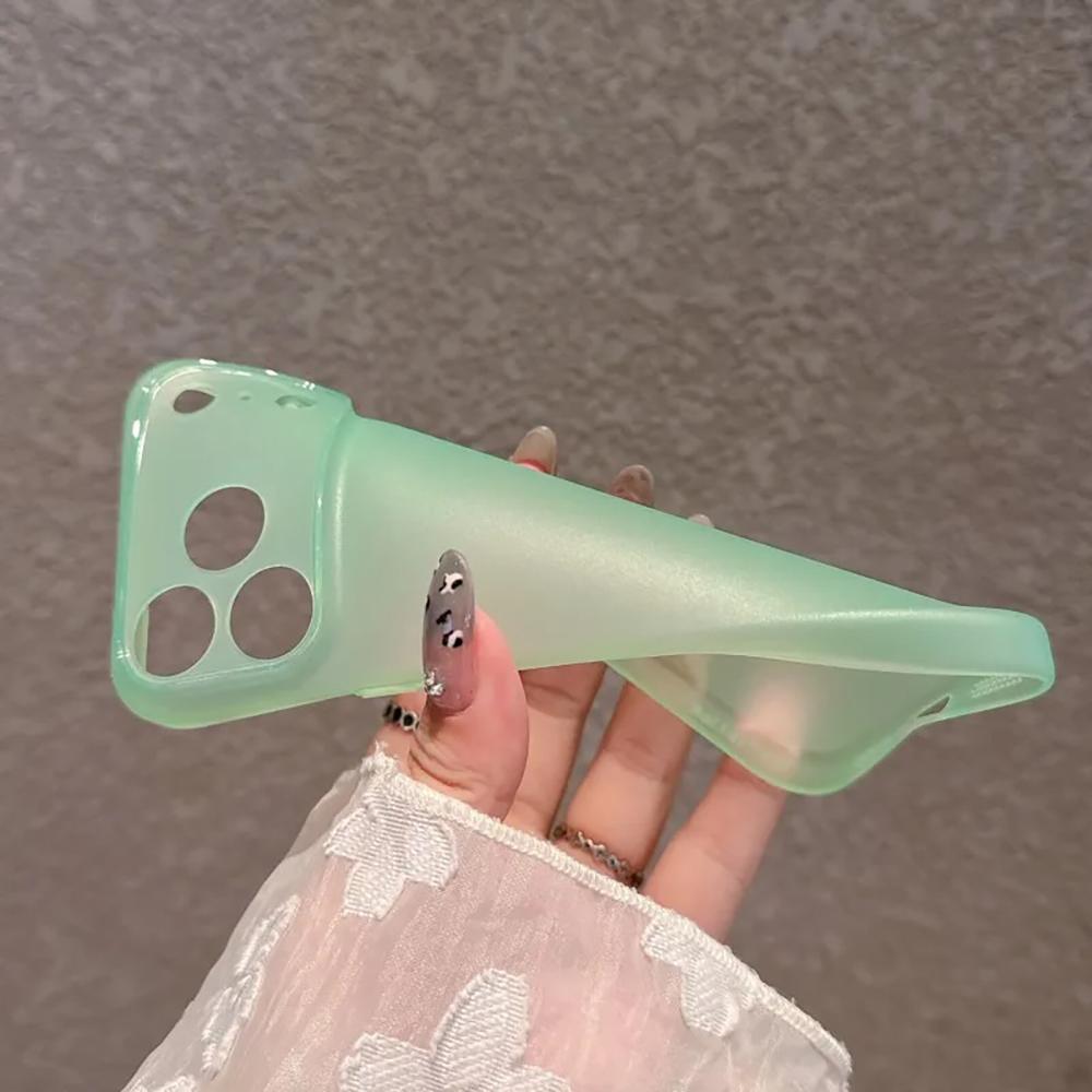 Fashion Ultra Thin Translucent Phone Case For iPhone 17 16 15 14 13 Pro Max 17Pro 16Pro Cases Shockproof Soft Matte Back Cover
