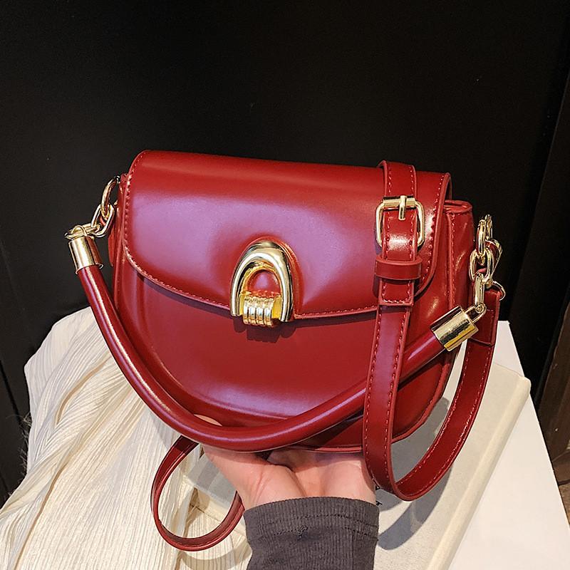 IELGY Ladies Messenger Bag Fashion Casual Retro Simple Can Shoulder Saddle Bag