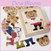 Wooden 3d Puzzle Toy For Kids With Fine Motor Skills Development And Matching Game