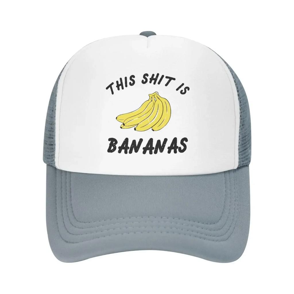 This Shit is Bananas Mesh Hat Unisex Women Baseball Cap Funny Trucker Hat