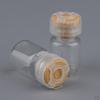 20 PCS Small Mini Transparent Jars Little Bottles With Stoppers