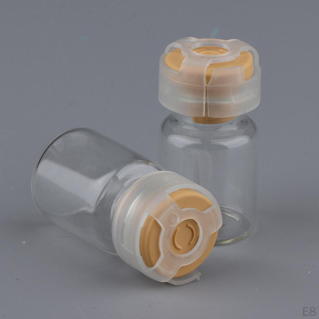 20 PCS Small Mini Transparent Jars Little Bottles With Stoppers