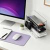 Computer Peripherals Organizer 3-Tier Keyboard Display Stand, Ergonomic Tilt Acrylic Storage Organizer, Shelf Space Saving Holder for Mechanical