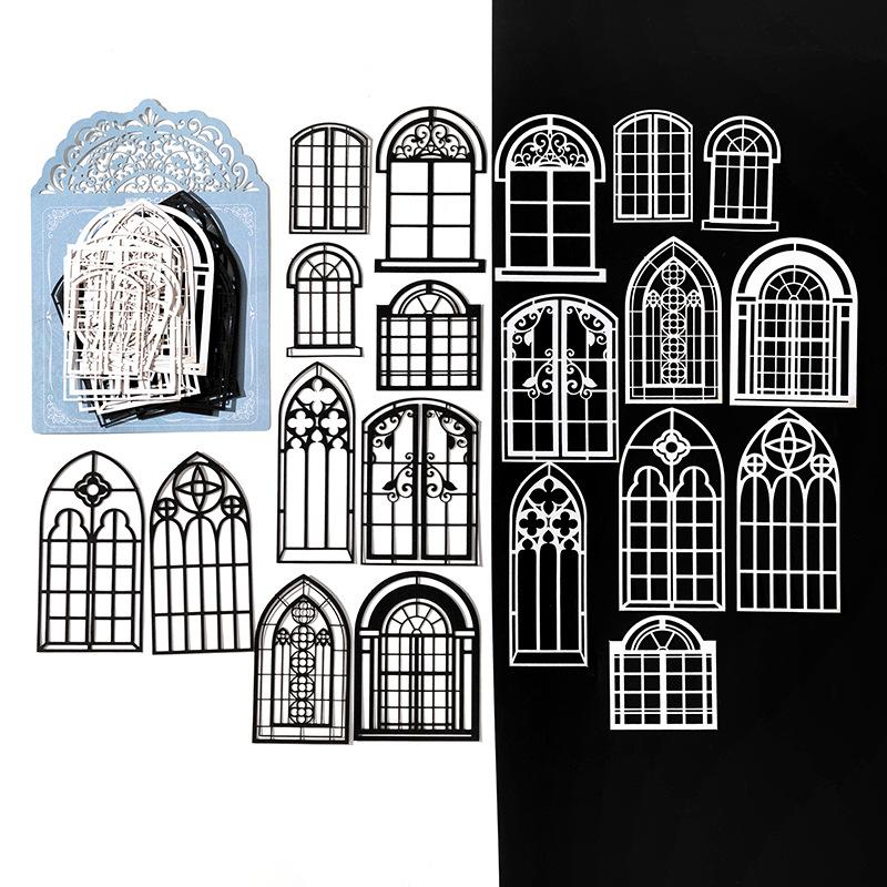 

20 шт. декоративной бумаги ручной работы с кружевом и ажурной тканью, добавляющей нежную художественную атмосферу в произведение искусства