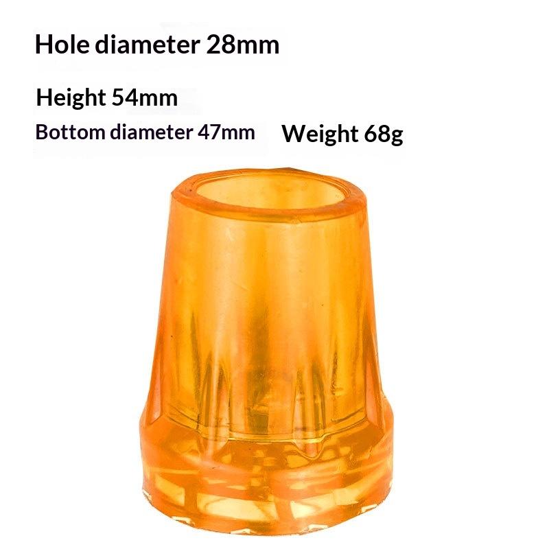 2/4Pcs Cane Mountaineering Stick Protective Pad Universal Crutch Tips Non-Slip Rubber Feet For All Terrain Diy Accessories