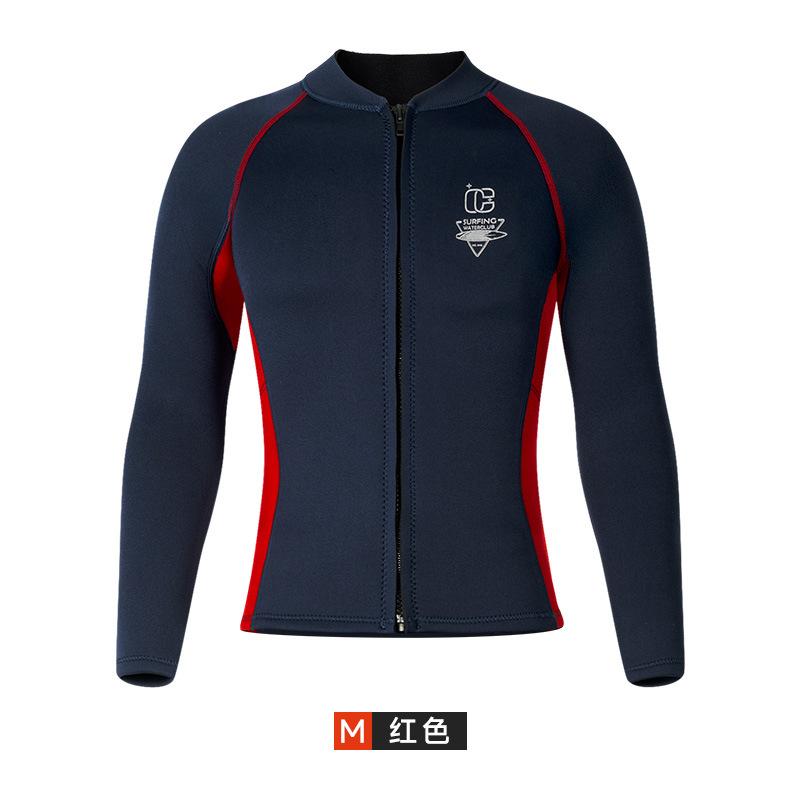 3mm Wetsuits for Men Women Long Sleeve Thermal Diving Suit Top Pants Snorkeling Surfing Swimwear