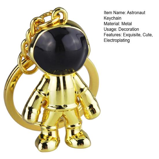 Ornamental Couple Chain Electroplating Multi-use Ornament Key