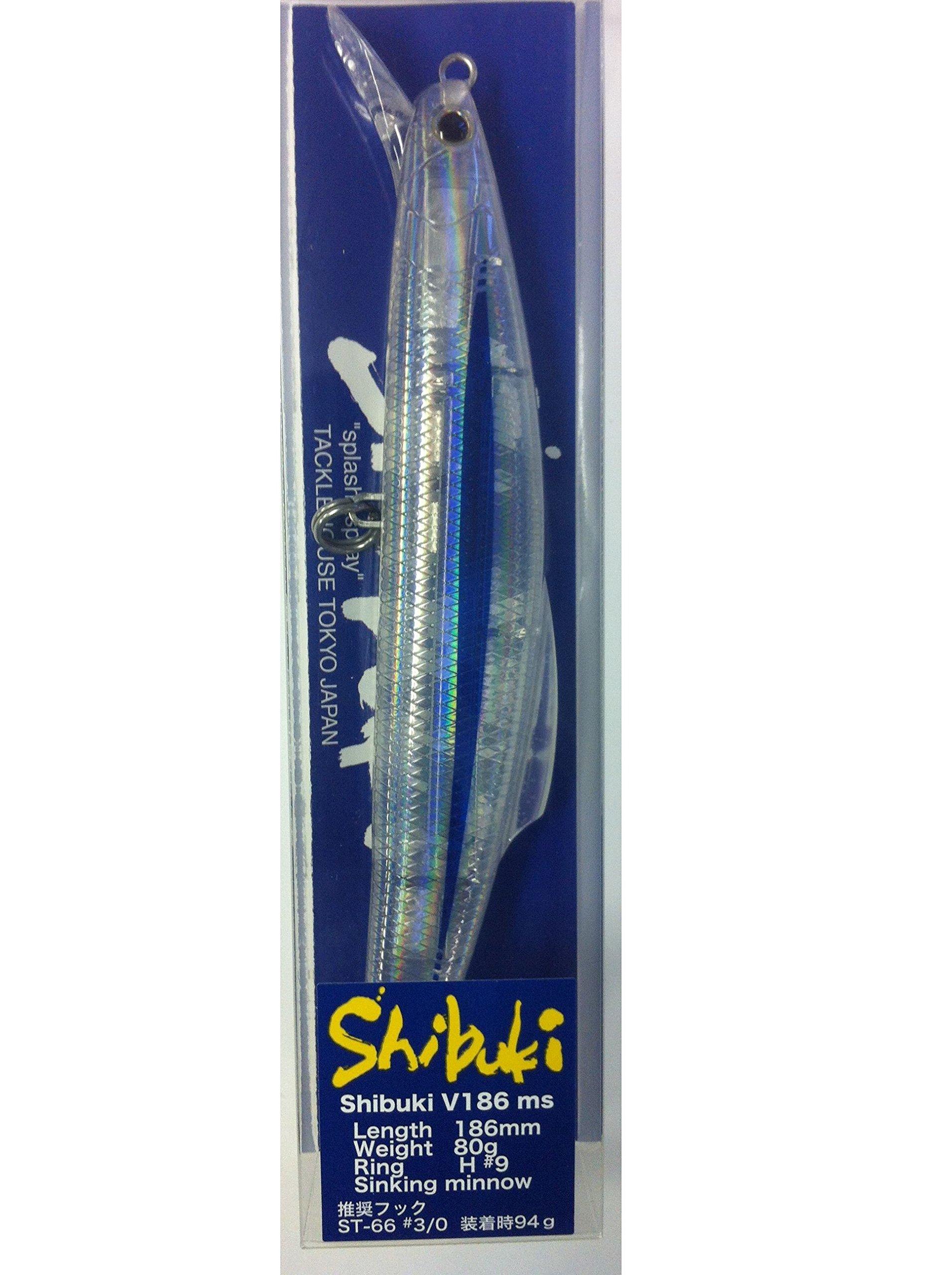

TackleHouse Minnow Shibuki ms 186mm 80g Clear Flying Fish CHG V186ms Lure #09