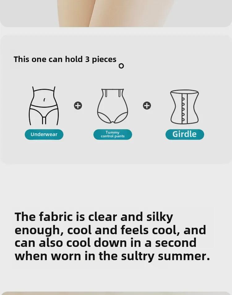 Pantaloni a vita alta con controllo pancia: Intimo modellante da donna, Boxer contenitivi per sollevamento fianchi e modellamento vita.