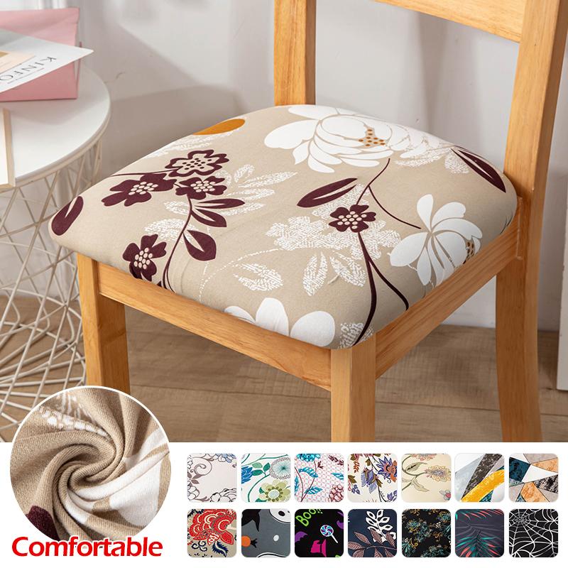 

1 шт печатный чехол для стула Stretch Seat Cover Стул Протектор Slipcover Безрукие эластичные чехлы для стула для дома Столовая Кухня