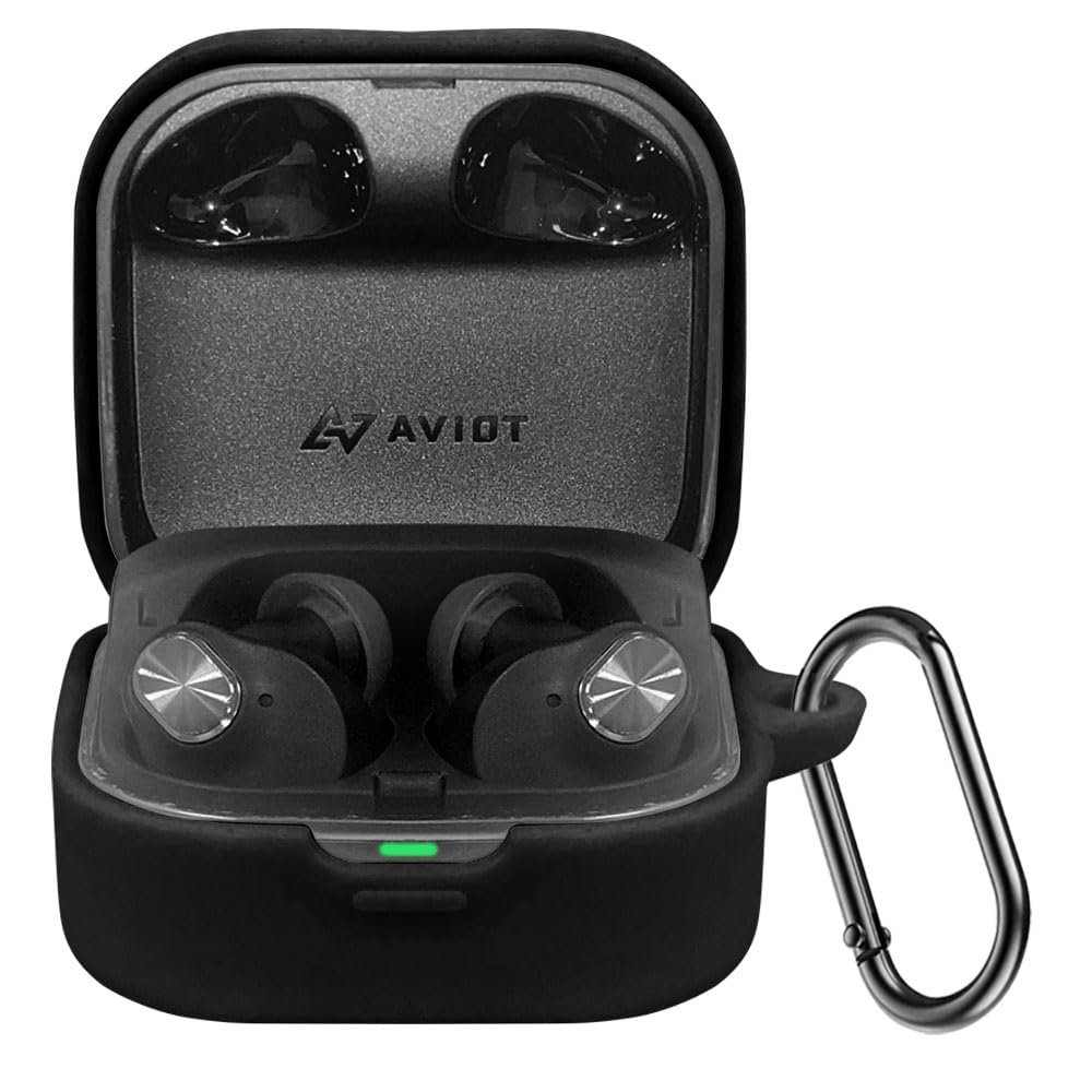 

Для AVIOT Case Оснащен крючком для предотвращения спортивной прохладной конструкции из мягкого кремнезема мягкий чехол для защиты от падения TE-Q3 [HVUYAL] потеря,