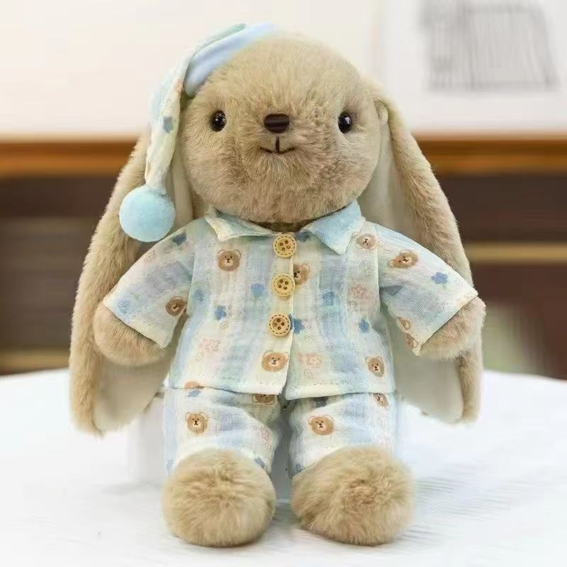 Cute Annie Bunny Doll Plush Toy Bunny Doll Girl Holding Sleeping Doll Birthday Gift