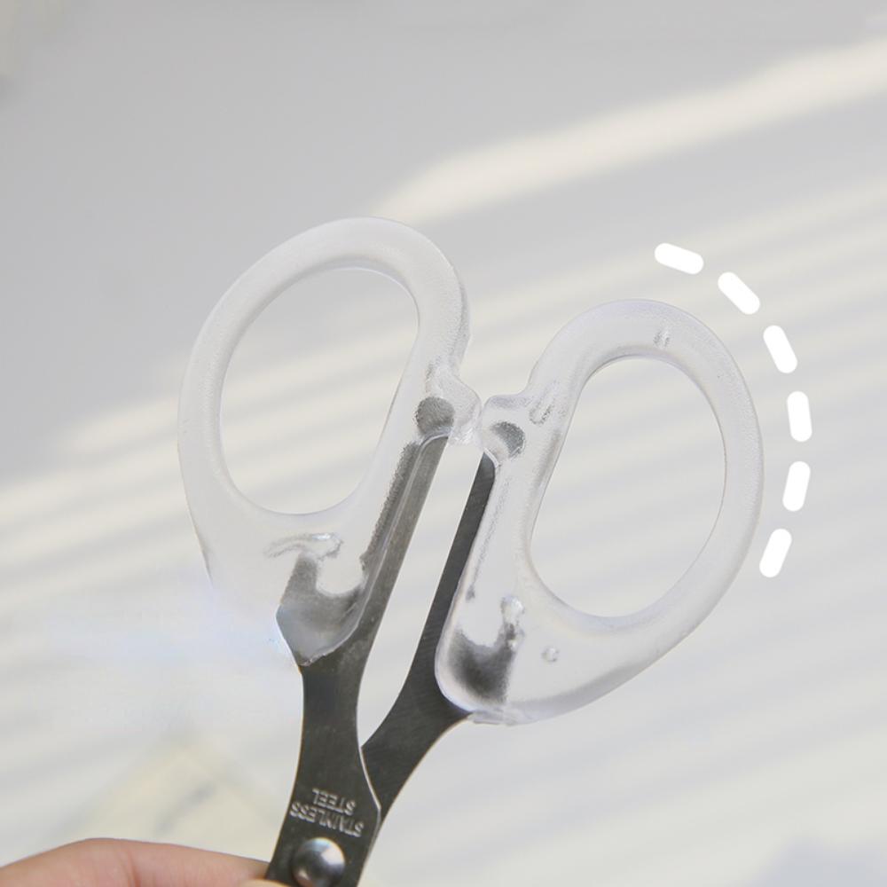 Mr. Paper 3 Style Ins Style Transparent Scissors Creative Good-looking Student Desk Supplies Multi-purpose Scissors Stationery