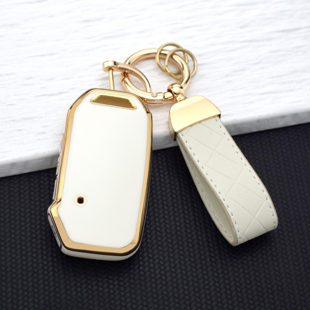 Car Key Cover for Kia Sportage K5 K8 K3 Seltos Cerato Ray Sorento Soul Telluride KX3 KX7 - TPU Anti-Scratch Protective Key Case