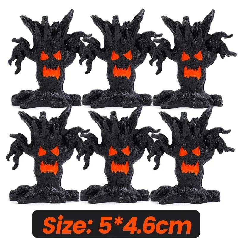 Halloween Led Glow Ghost Tree Light Home Decoration Spider Pumpkin Candle Lamp Haunted House Horror Props Halloween Party Supply