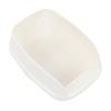 Cat Litter Box Semi Enclosed Large Capacity Prevent Sand Leakage Pet Kitten Toilet with Shovel Milk
