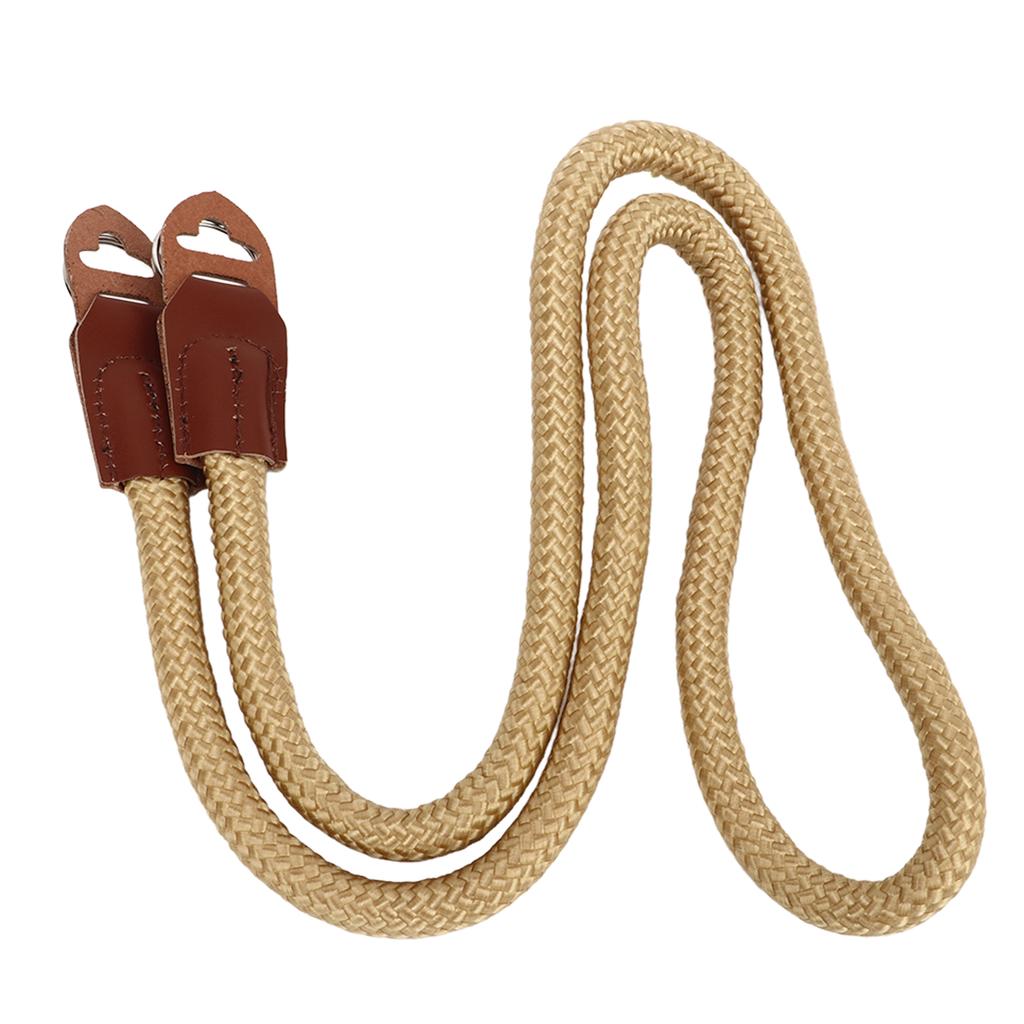 Kamera Nacken Schultergurt Tragbar Rindsleder Nylon Weicher Schultergurt für Digitale Spiegelreflexkamera Khaki