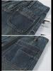 Cement Gray High Waist Wide Leg Jeans for Pear-Shaped Women