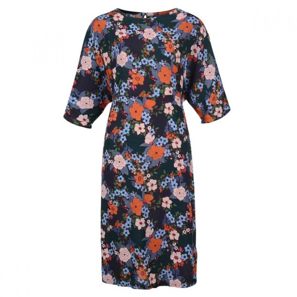 Oilily Pattern Dress  Ow9scop102 Navy (50)/36(55)