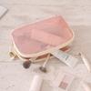 Transparent Mesh Makeup Bag Large Capacity Cosmetic Storage Bag Travel Toiletry Bag Summer Travel