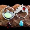 Indian Tribal Personality Dangle Drop Earrings Resin Stone Boho Ethnic Vintage Hanging   For Women Jewelry
