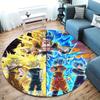 Dragon Ball Z Round Area Rug Carpet Rug For Living Room Bedroom Sofa Playroom Decor Nonslip Floor Mat