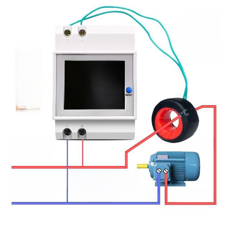 D52-2066 Smart Single-Phase Rail-Type Electric Meter 220V