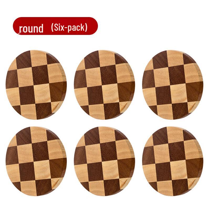 ZISIZ Round Tea Coaster Set