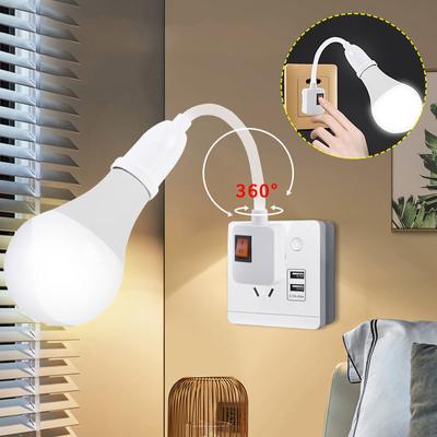 1 Adet Led Ampul E27 Duy Lamba Tabanı Tutucu Adaptör Dönüştürücü Anahtarlı Eu Uk Fiş Enerji Tasarruflu Lamba Masa İçin