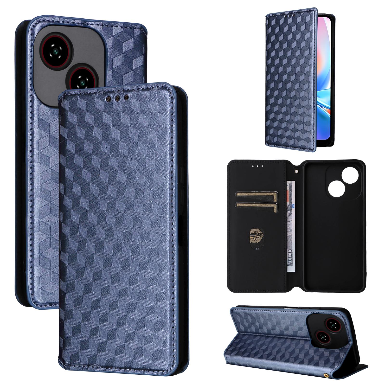 

Чохол-книжка для ZTE Blade A35E / Blade A35e з PU шкіри, захист всього корпусу з [блокуванням RFID] for ZTE Blade A35e синій